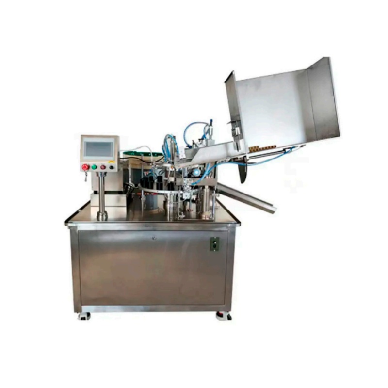 Fully Automatic Filling, Tying and Capping Integrated Machine