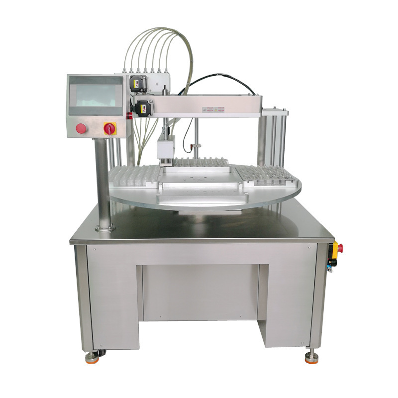 Glass bottle multi-channel equal displacement filling machine