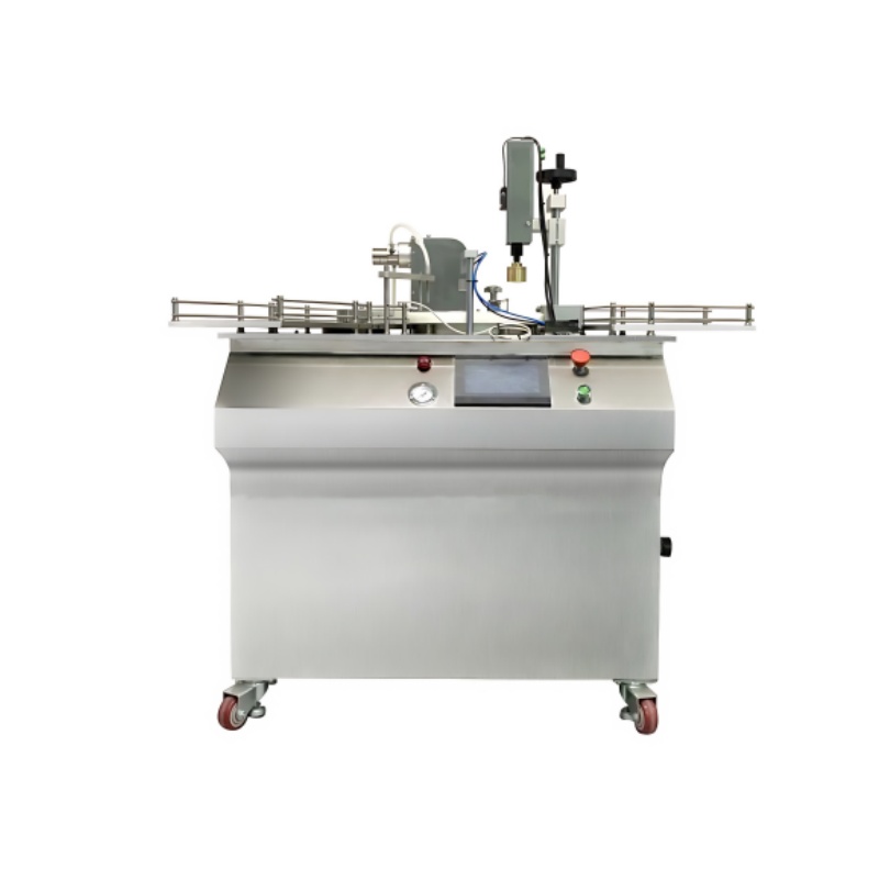 Bottle corking and capping machine