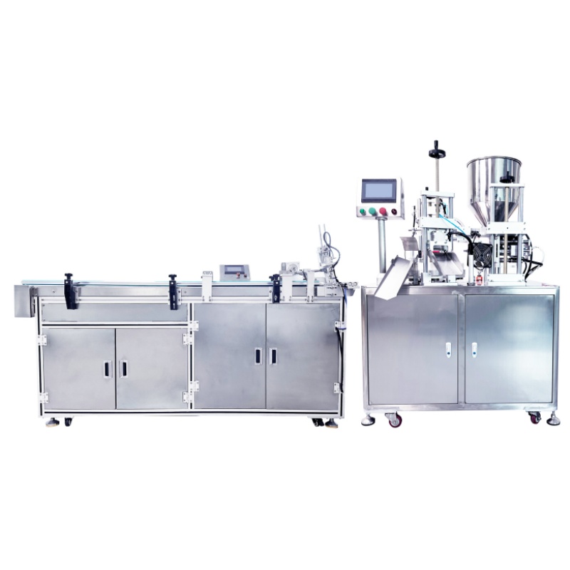 Automatic pipe filling and sealing machine